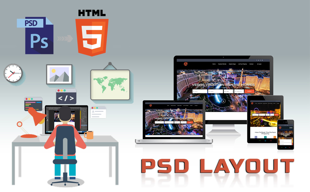 PSD to HTML